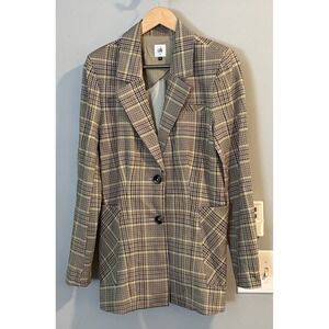 CABI Pastime‎ Blazer Plaid Suit Jacket Career Business Size 8